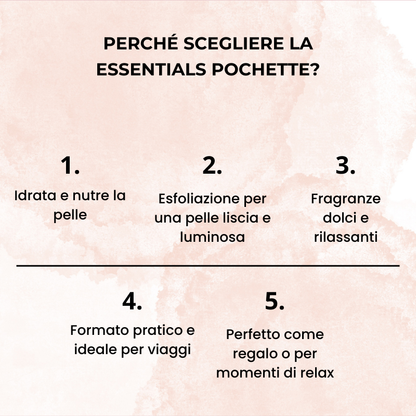 Pochette Skincare 5 pezzi